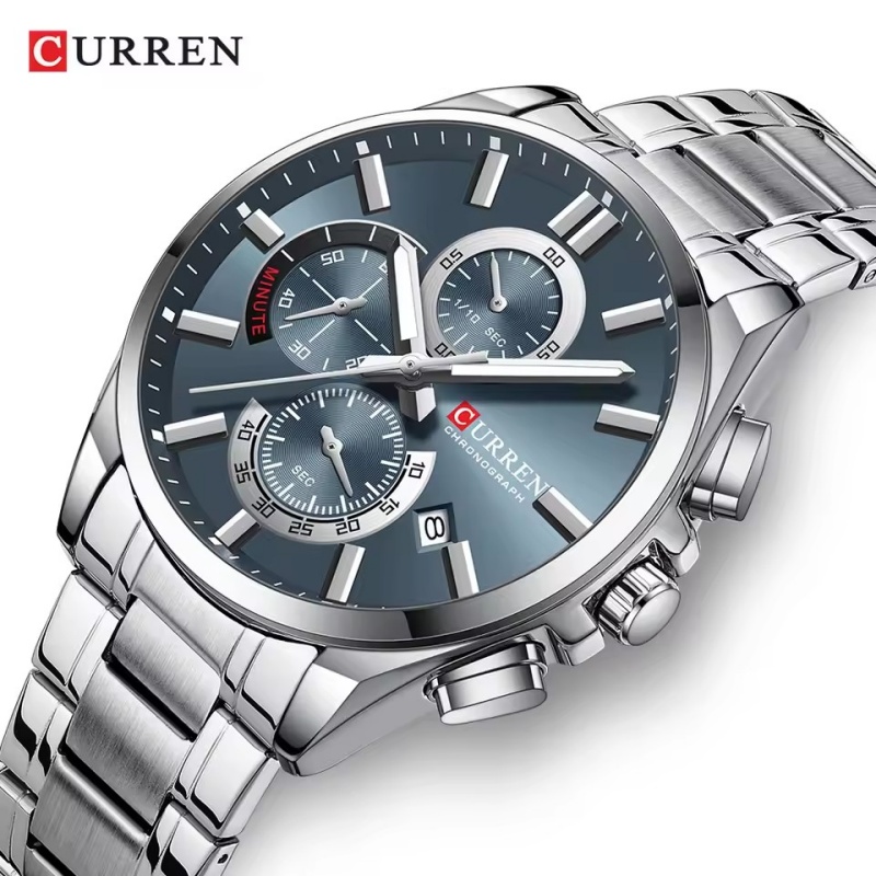 Luxury Watch Kids - CURREN 8475 Neue Modische Herren-Quarzuhr Business-Kalenderuhr
