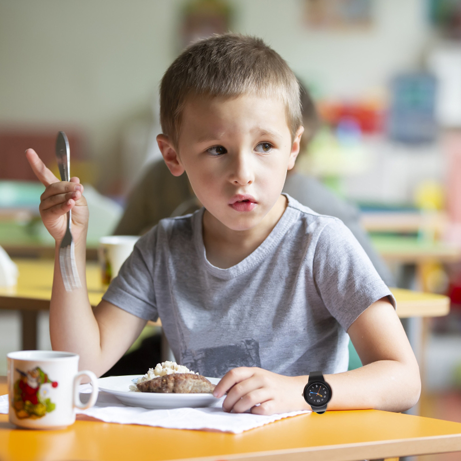 Luxury Watch Kids - 1 Stück Wasserdichte Kinder-Prüfungs-Uhr, Leichte, Komfortable