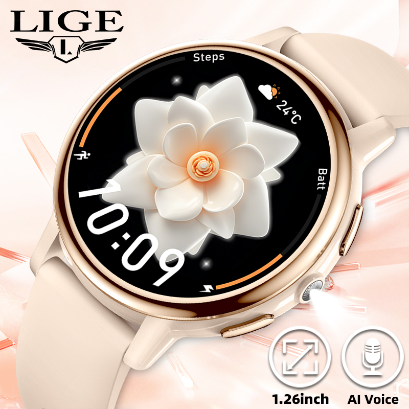 Luxury Watch On Wrist - 2026 LIGE Damen Smartwatch Luxus 1,26''