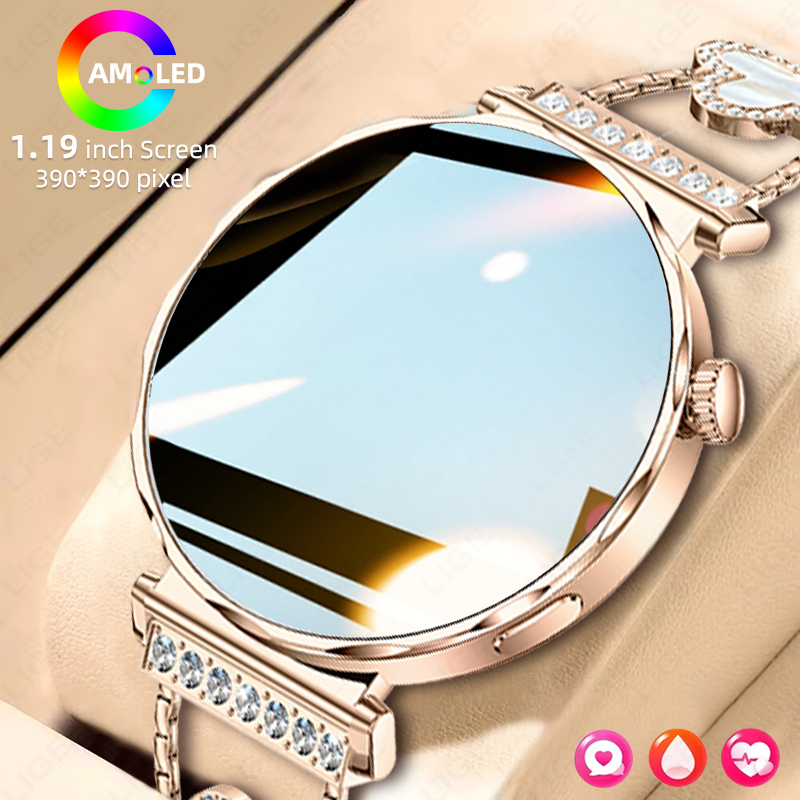 Luxury Watch On Wrist - LIGE Luxus Smart Watch Frauen AMOLED