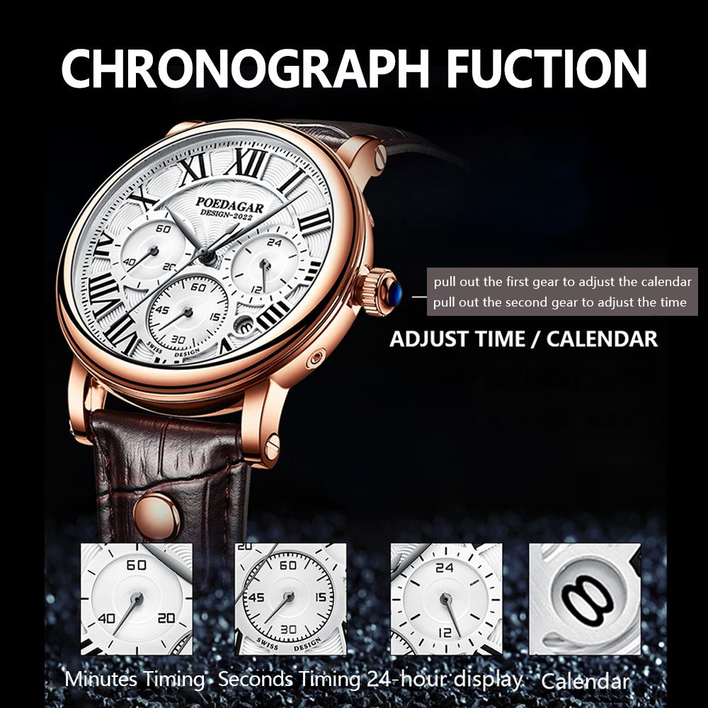 POEDAGAR Top Luxus Uhren Für M – Luxury Watch Longines Bewertung und Preis