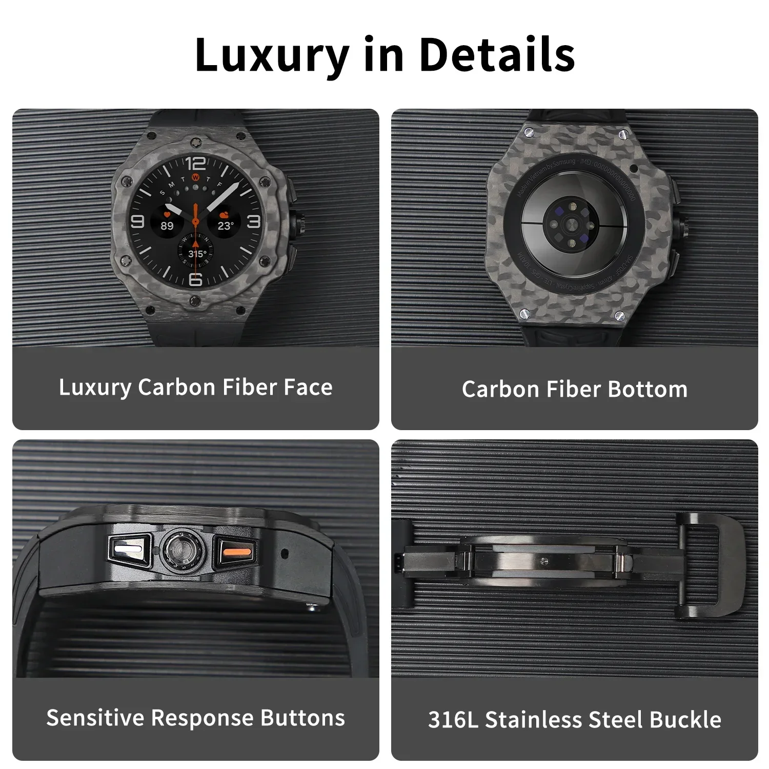 Luxus-Modifikationsset für Sam – Luxury Watch Protection Film Bewertung und Preis