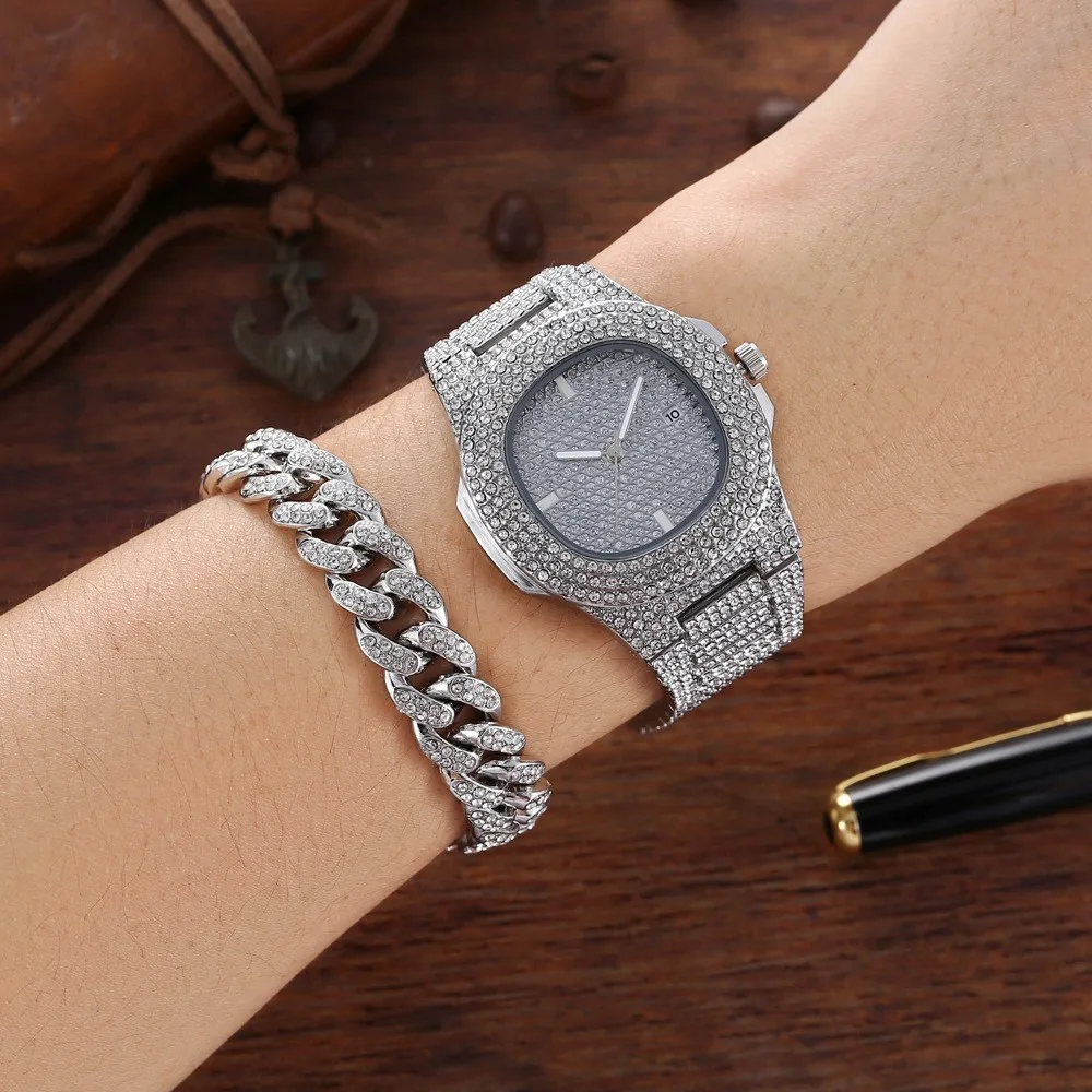 Neue Goldfarbe Uhr & Armband C – Luxury Watch Miami Bewertung und Preis