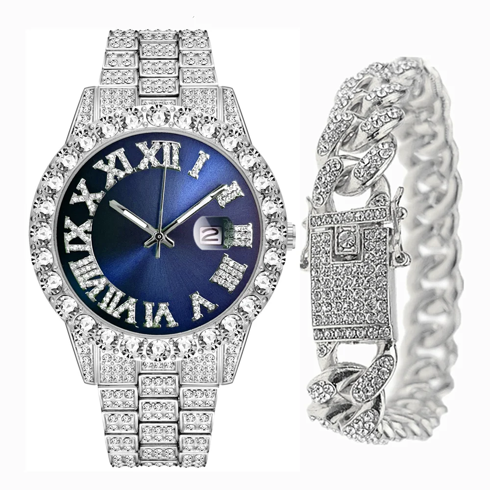 Volle Iced Out Armband Männer  – Luxury Watch Miami Bewertung und Preis