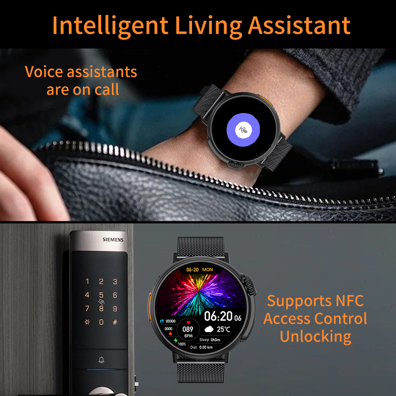 Neue NFC Luxus Militär Smartwa – Luxury Watch On Wrist Bewertung und Preis