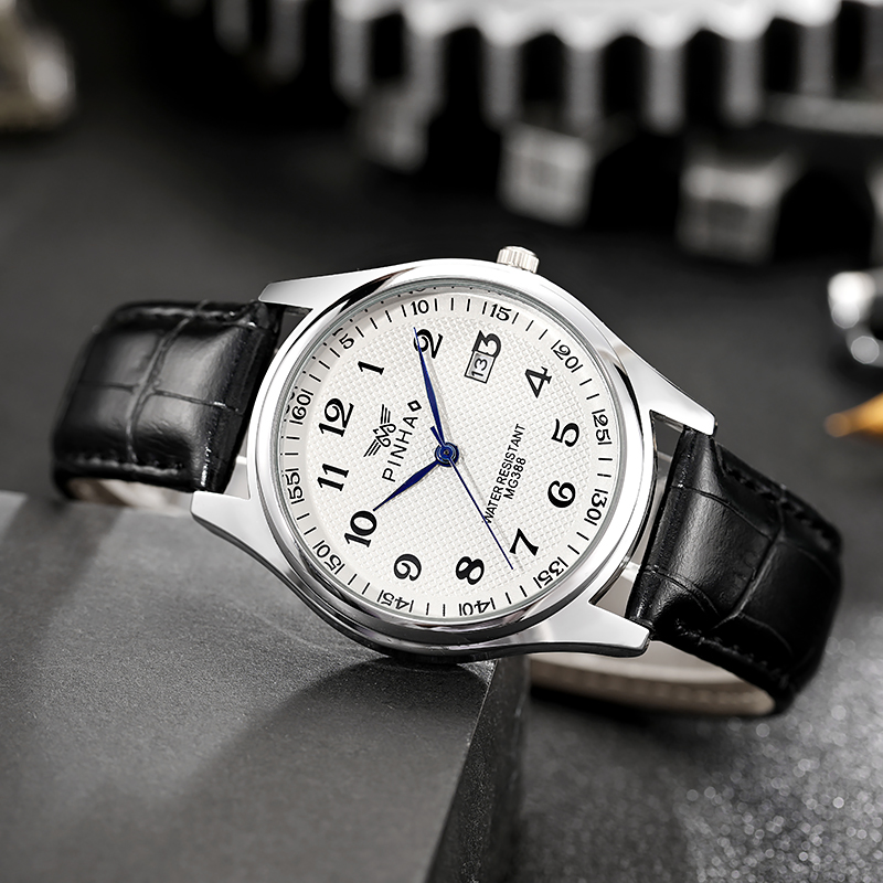 Lässige Mode Lederband Herrenu – Luxury Watch Longines Bewertung und Preis
