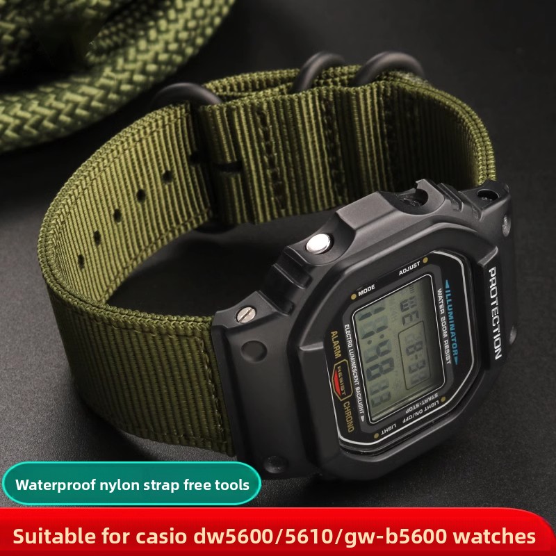 Nylon-Uhrenarmband für Casio G – Casio Watch G-Shock Dw-5600 Bewertung und Preis