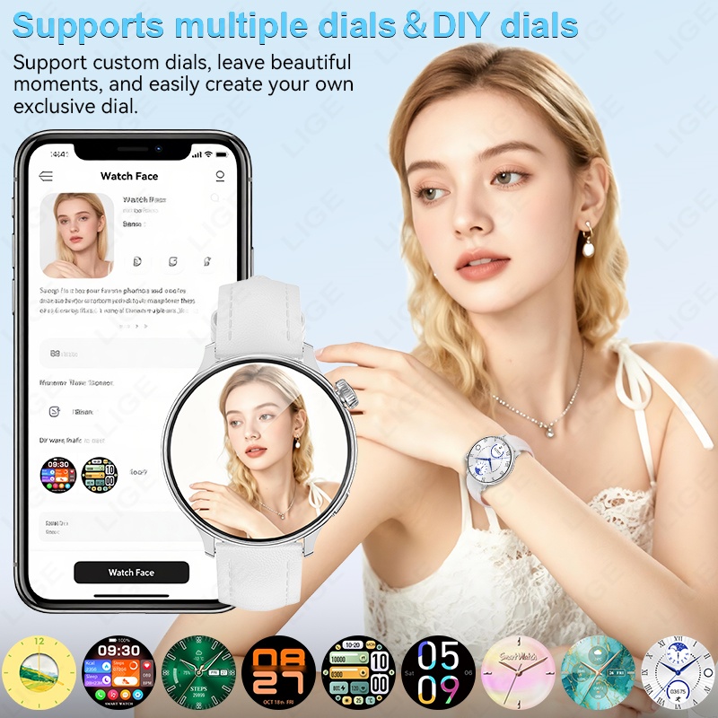 LIGE Luxus-Smartwatches für Da – Luxury Watch On Wrist Bewertung und Preis