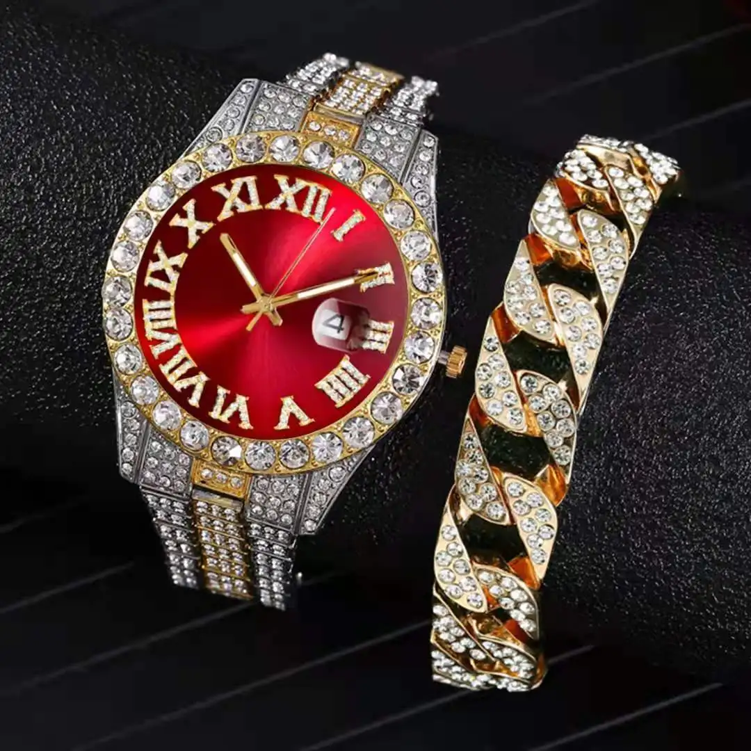 Luxus Volle Iced Out Uhr für M – Luxury Watch Miami Bewertung und Preis