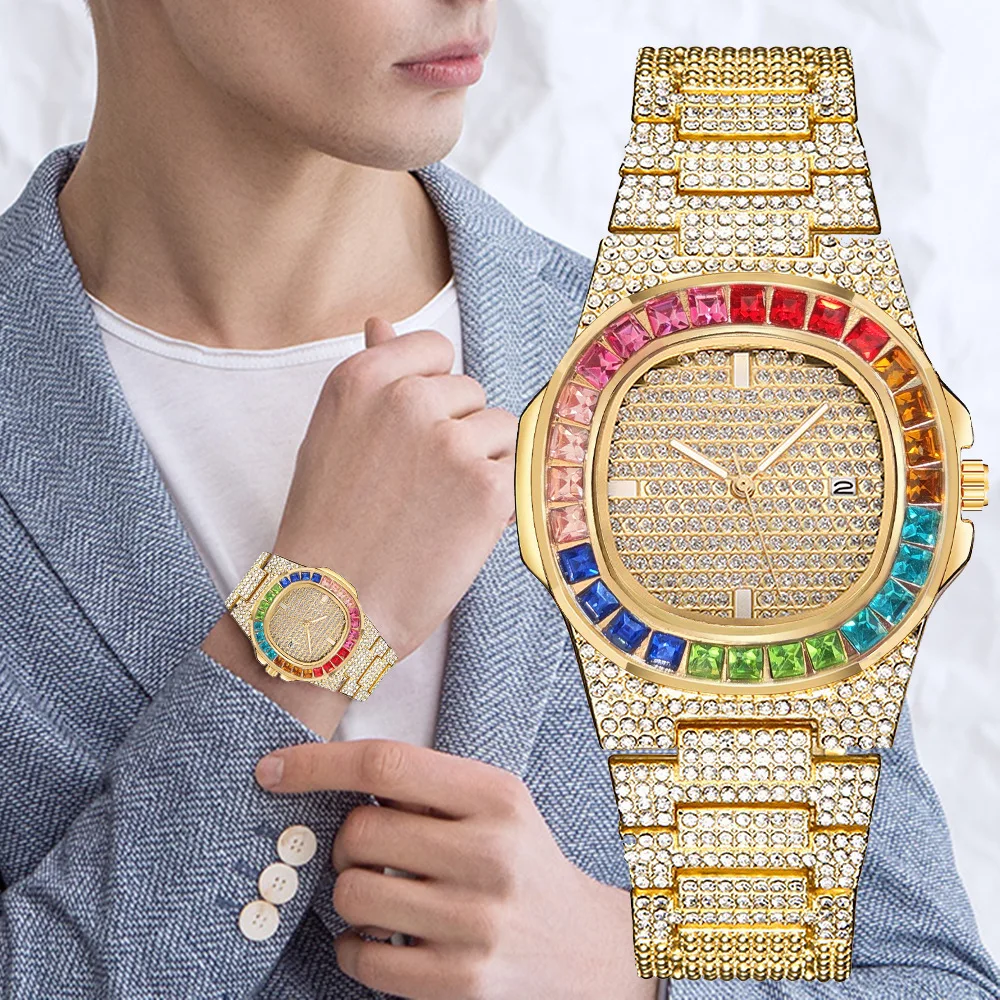 3-teiliges Set: Uhr+Halskette+ – Luxury Watch Miami Bewertung und Preis