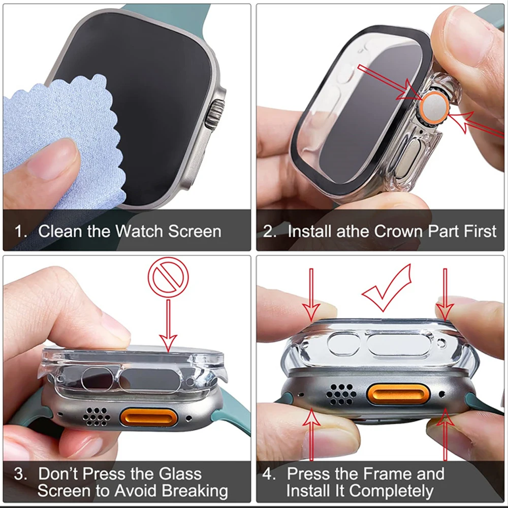 Glas + Gehäuse für Apple Watch – Luxury Watch Protection Film Bewertung und Preis